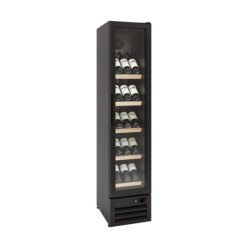 TOPLINE Weinkühlschrank Schwarz, 141 Liter, 370 x 435 mm
