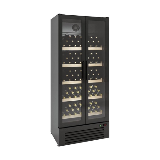 TOPLINE Weinkühlschrank Schwarz, 333 Liter, 750 x 510 mm