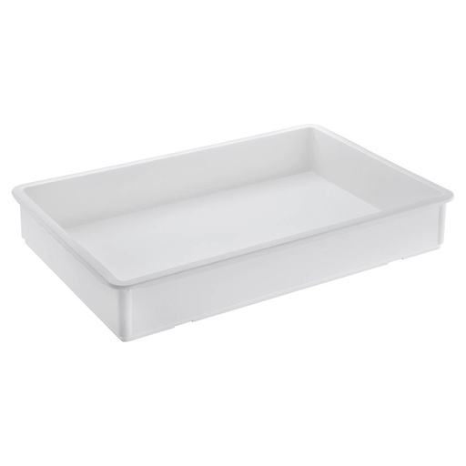 6er Set Pizzateigbox 600x400 "weiß"