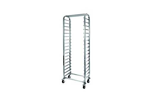 Transportwagen aus Edelstahl, 530 x 325 x 1800 mm