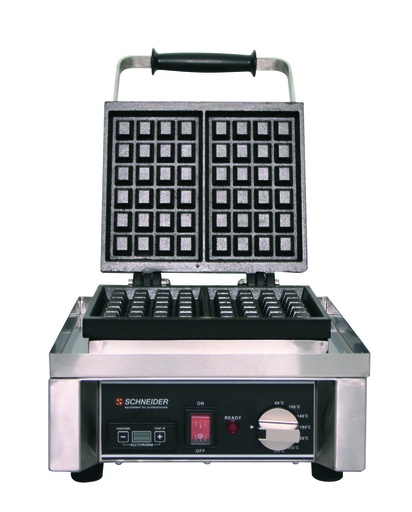 Waffel-Eisen aus Guss, 100 × 185 mm