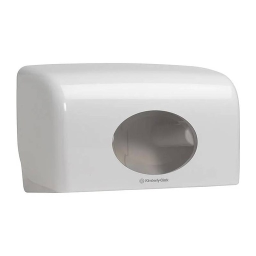 Toilettenpapier-Rollen-Spender "AQUARIUS" für 2 Rollen | weiß