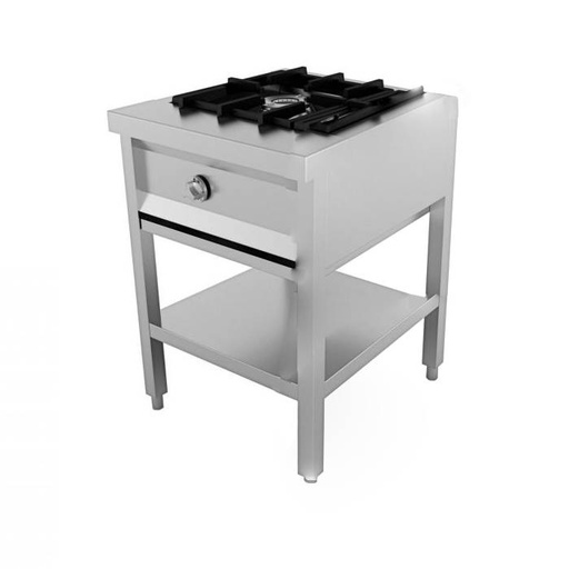 Tisch für Pfannenkuchen 1 Brenner, 500 x 600 x 500 mm