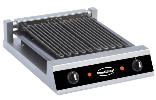 Wassergrill 2 Elemente aus Edelstahl, 435 x 545 x 130 mm