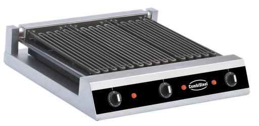 Wassergrill 3 Elemente aus Edelstahl, 600 x 545 x 130 mm
