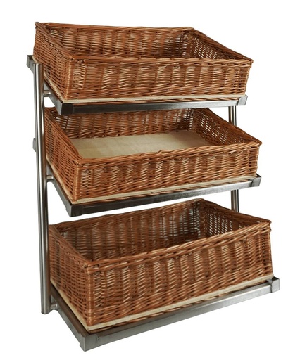 Brotkorb Etagere 3 Hoch Breit Modell, 620 x 335 x 760 mm