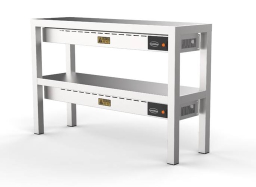 Aufsatzbord Keramisch aus Edelstahl, 250 W, 1000 x 300 x 650 mm