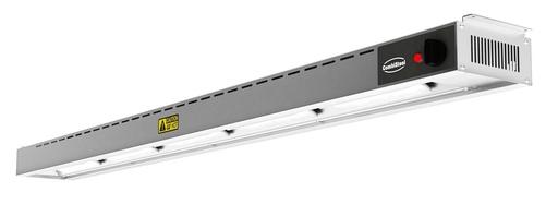 Wärmhaltestrahler 1800 aus Edelstahl, 250 W, 1800 x 180 x 90 mm