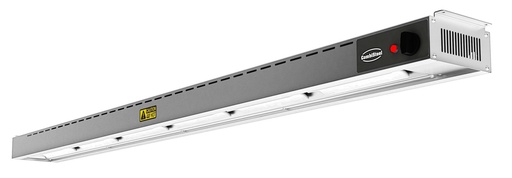 Wärmhaltestrahler 2000 aus Edelstahl, 250 W, 2000 x 180 x 90 mm