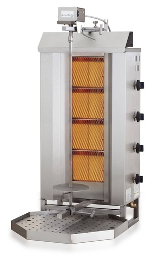 Gyros Gasgrill Motor Position Oben, 515 x 550 x 1120 mm