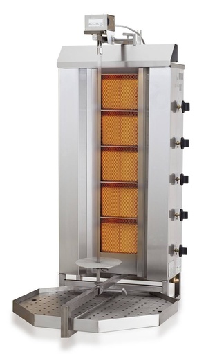 Gyros Gasgrill Motor Position Oben, 565 x 600 x 1280 mm