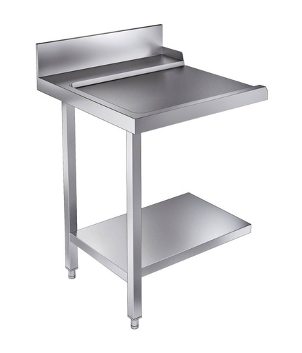Ablauftisch Grundboden 700 Links für 7280.0045-0046, 700 x 750 x 900 mm