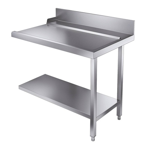 Ablauftisch Grundboden 1100 Rechts für 7280.0045-0046, 1100 x 750 x 900 mm