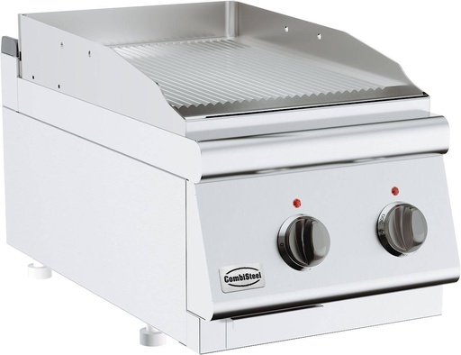Base 700 Elektro Grillplatte Gerillt, 400 x 700 x 300 mm