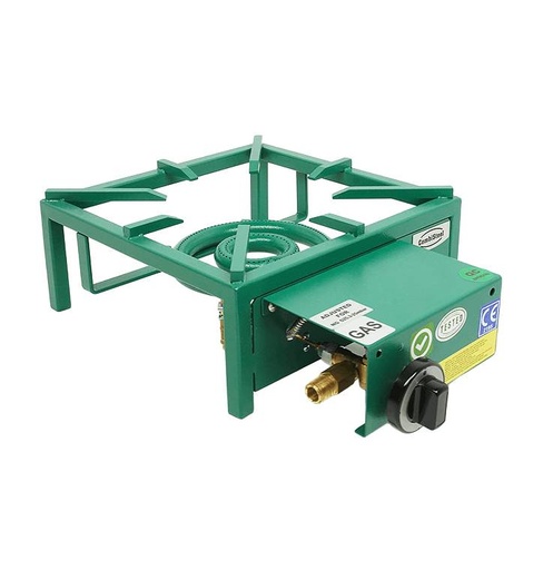 Gas-Wokbrenner, 11 kW, 350 x 475 x 150 mm, grün