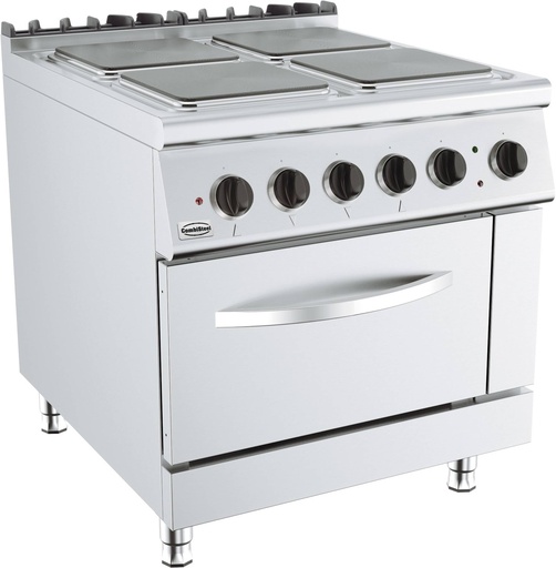 Base 900 Elektroherd 4 Platten, 800 x 900 x 900 mm