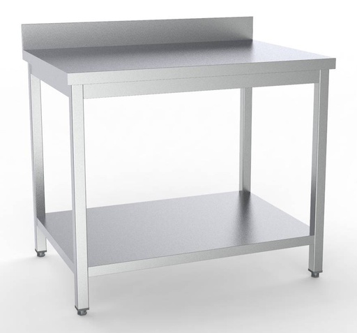 600 Arbeitstisch mit Grundboden aus Edelstahl, 1800 x 600 x 850 mm