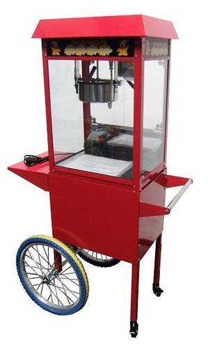 Popcorn-Gerät inkl. Räder, 560 x 417 x 1560 mm