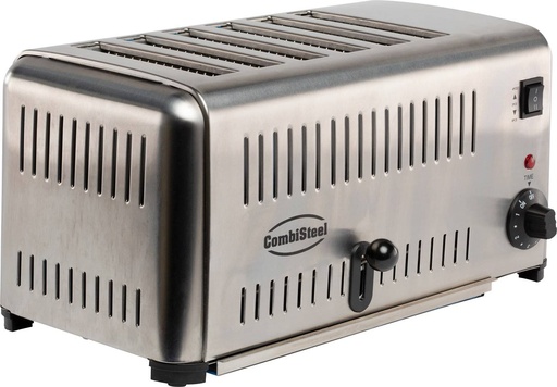 Toaster 6 aus Edelstahl, 420 x 260 x 220 mm