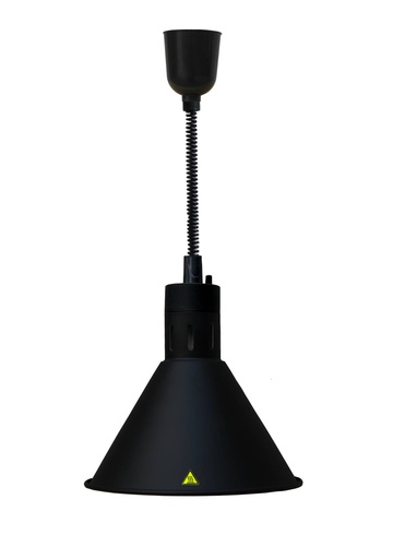 CS Wärmelampe CH-02, 600 mm, Ø 275 mm, schwarz
