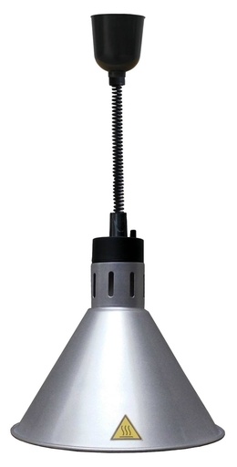 CS Wärmelampe CH-02, 600 mm, Ø 270 mm, silber
