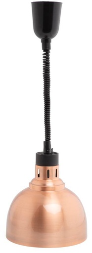 CS Wärmelampe CH-04 Bronze, 600 mm, Ø 240 mm, messing
