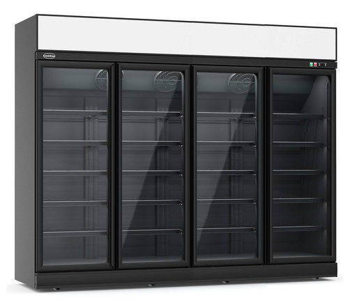 Tiefkühlschrank 4, 2508 x 710 x 2092 mm, 2060 L, schwarz