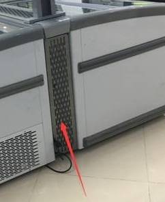 Tiefkühltruhe Verbindung Seite für Insel, 2100 mm