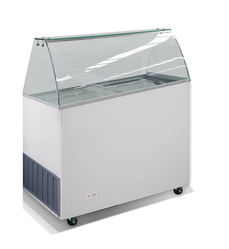 Speiseisvitrine CorsicaLT, 909 x 684 x 1229 mm, weiß