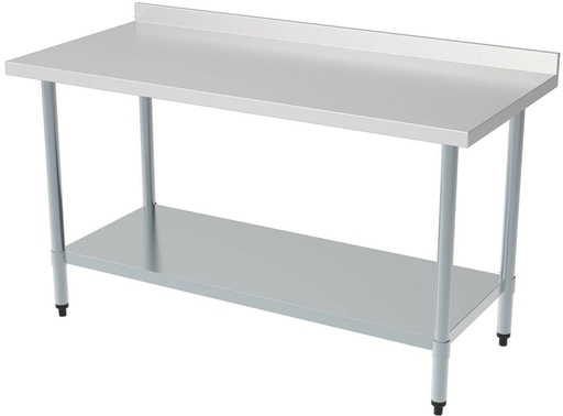 700 Arbeitstisch Grundboden mit Aufkantung, 1400 x 700 x 850 mm