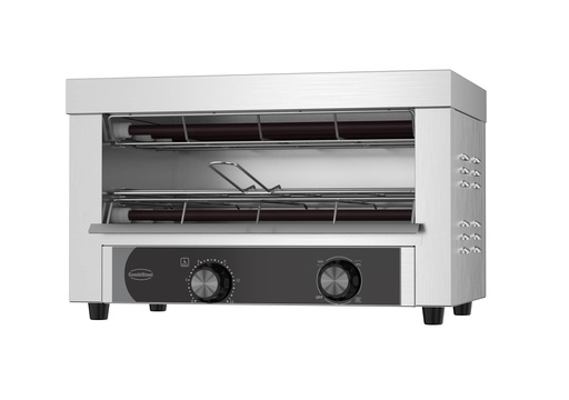Salamander Toaster 1 aus Edelstahl, 440 x 280 x 275 mm