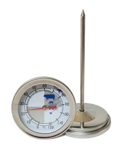 Fleischthermometer Ø73 aus Edelstahl, Ø 73 mm