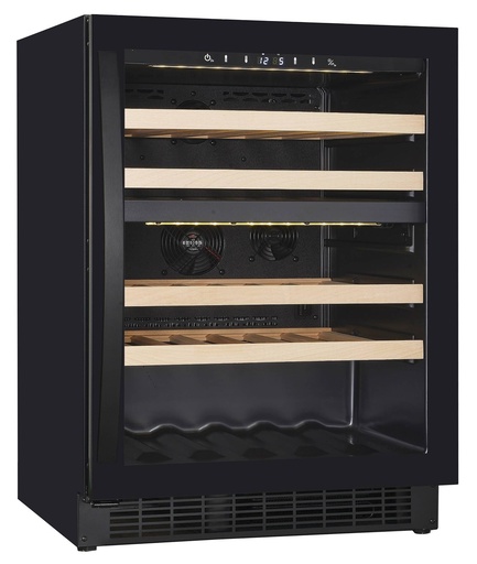 Weinkühlschranke Dual Zone, 119 L, 595 x 570 x 820 mm, schwarz
