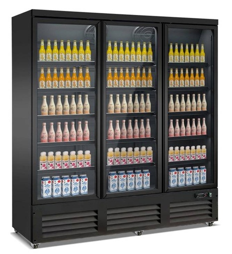 Tiefkühlschrank 3, 1880 x 705 x 2050 mm, schwarz