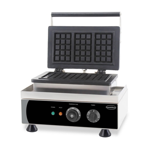 Waffeleisen 3ST aus Edelstahl, 380 x 350 x 465 mm