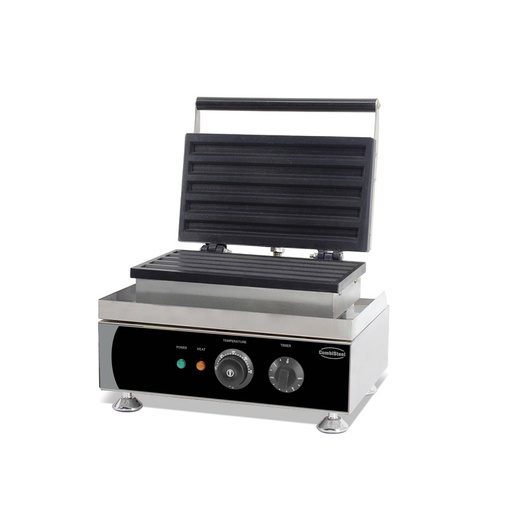Waffeleisen 5ST aus Edelstahl, 380 x 350 x 465 mm