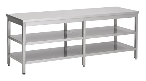 800 Arbeitstisch 2 Boden 2500, 2500 x 800 x 900 mm
