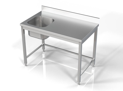 700 Spültisch 1 Links 1200, 1200 x 700 x 850 mm