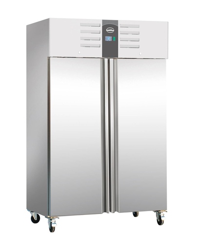 Tiefkuhlschrank +Alu Statisch aus Edelstahl, 1200 L