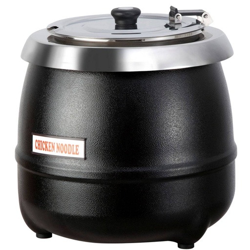 Suppenkocher, 10 L, 360 x 360 x 400 mm, schwarz