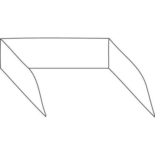 KBS Spritzschutz für Grillplatten mit 80 cm Breite
