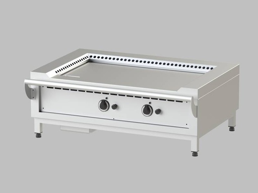 KBS Gas Teppanyaki-Grill mit 2 Heizzonen 14 kW Tischgerät
