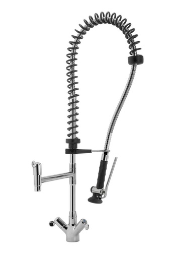 KBS STYL SHRINK Geschirrwaschbrause Schwenkhahn und BEST-Semi LOW-FLOW Brausekopf