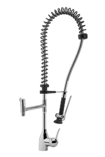 KBS STYL SHRINK Geschirrwaschbrause Schwenkhahn und BEST-Semi LOW-FLOW Brausekopf