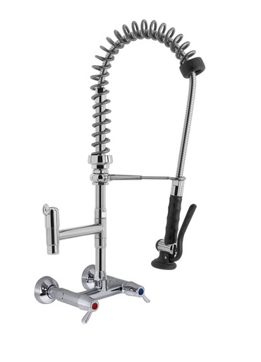 KBS STYLE SHRINK Geschirrwaschbrause Schwenkhahn und BEST-Semi LOW-FLOW Brausekopf