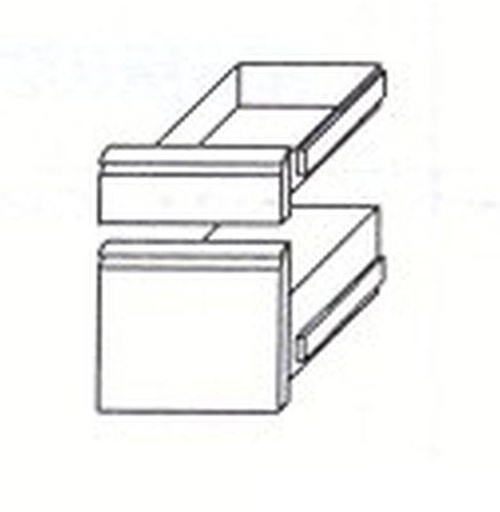 KBS Schubladensatz 1/3 +2/3 Kühltischschubladensatz