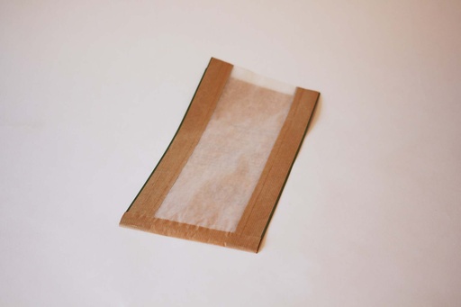 Sichtstreifenbeutel – 16+7×31 cm, 1000 Stk.