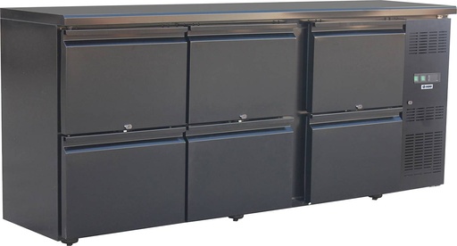 KBS Backbar BB 206 mit sechs Schubladen