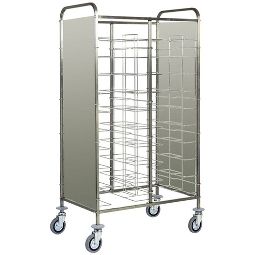KBS Abräumwagen 740 für 20 Tabletts GN 1/1 mit Seitenwänden