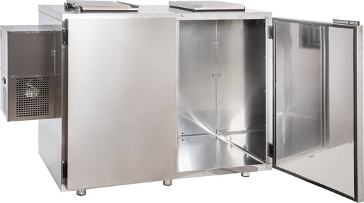 KBS Nassmüllkühler für 2 Tonnen 240 Liter zerlegbar inklusive Aggregat